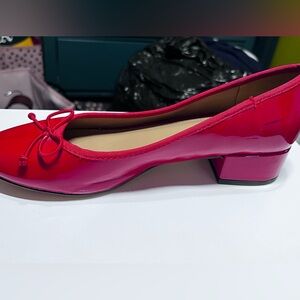 Bamboo Red Heels 7.5 Classic Pointed Toe Pumps Minimal Wear